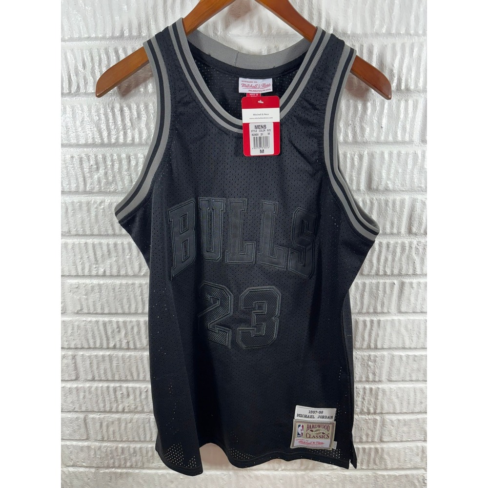 Mitchell & Ness Michael Jordan Chicago Bulls 1997-98 Jersey Black Mens M 52300